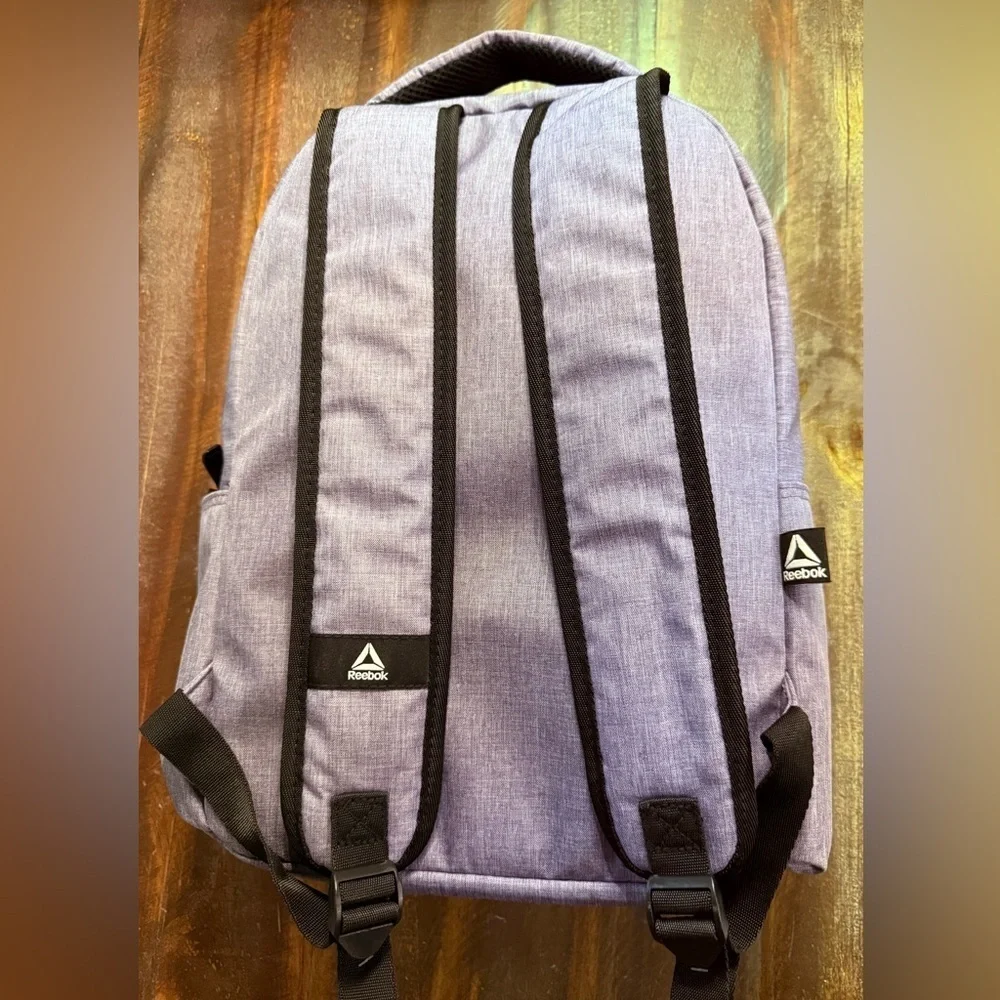Reebok Lavender Laptop Backpack Everyday Gym or Travel Bag EUC